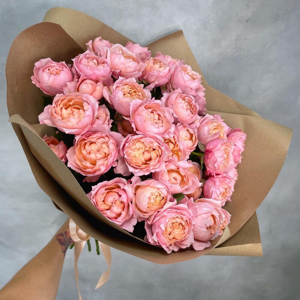 Охапка кустовой розы Джульетта Охапка кустовой розы Джульетта