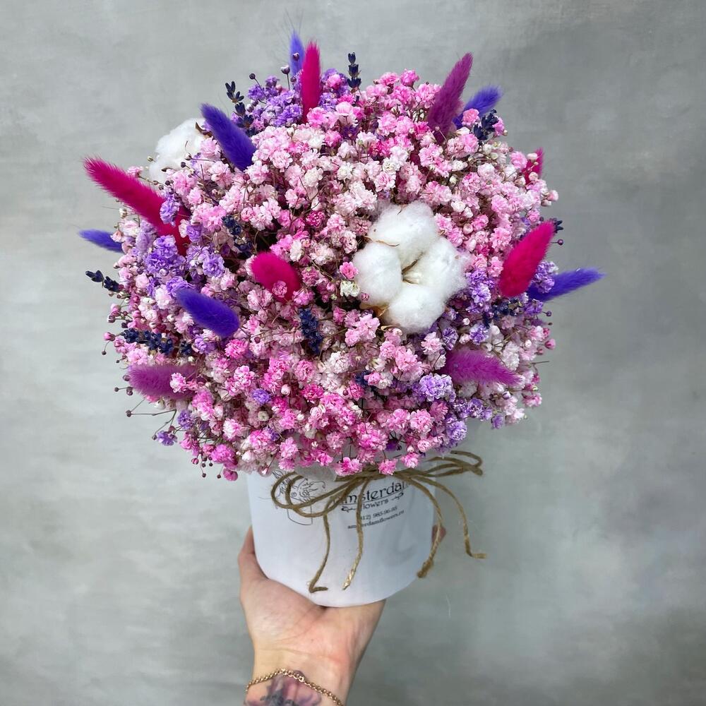 Яркая композиция в коробочке